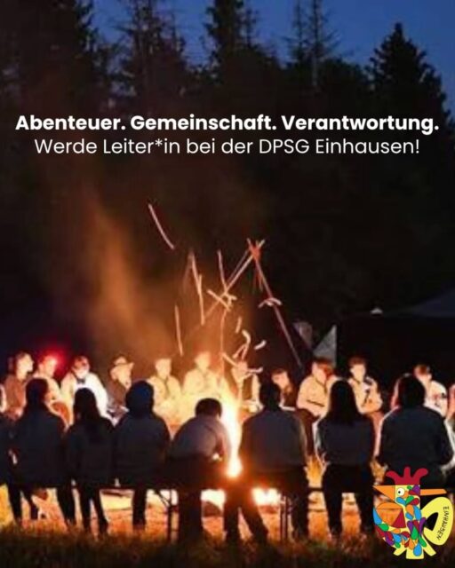✨ Werde Leiter*in bei der DPSG Einhausen!
Pfadfinden ist mehr als Zeltlager – es bedeutet Abenteuer, Gemeinschaft und Verantwortung.
Ab 18 Jahren kannst du bei uns eine Gruppe begleiten, Aktionen planen und unvergessliche Erlebnisse mitgestalten. 💪🔥
Du lernst Teamarbeit, bekommst eine fundierte Ausbildung und wirst Teil einer weltweiten Bewegung 🌍

📩 Interesse? Schreib uns einfach eine DM oder per stammesvorstand@dpsg-einhausen.de!
#dpsg #einhausen #pfadfinden #leiterwerden #ehrenamt #jugendarbeit #gemeinschaft #abenteuer #bergstraße 

Bildrechte @dpsg